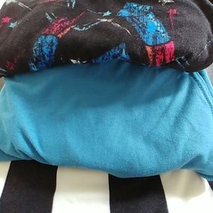 3 LuLaRoe Leggings One Size OS Excellent Condition